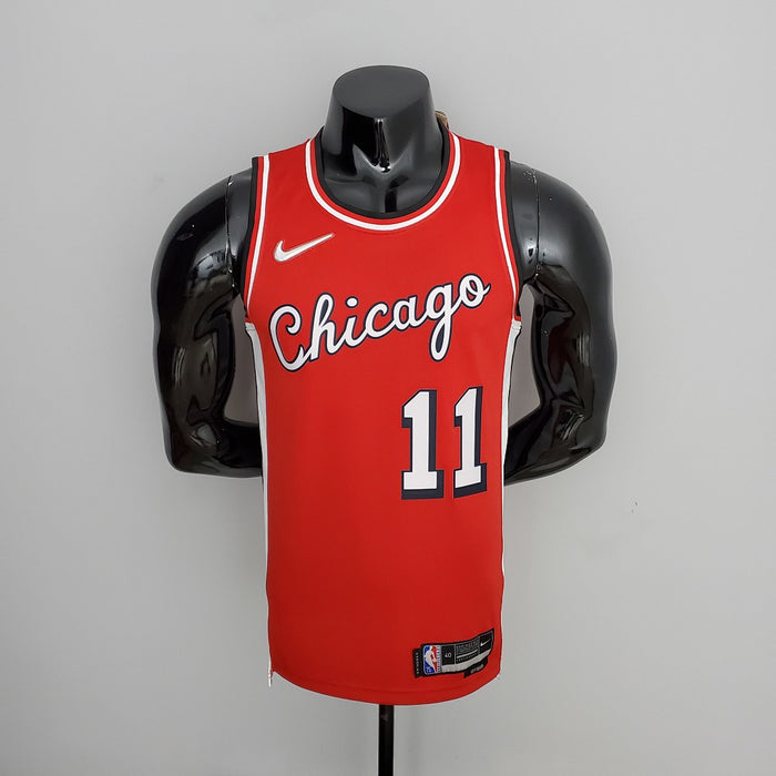 Maillot 75th Anniversaire 2022 Saison Chicago Bulls DeROZAN#11 City Édition Rouge NBA