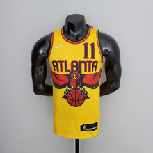 Maillot 75th Anniversaire 2202 Saison Atlanta Hawks City Édition Jaune NBA