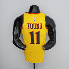 Maillot 75th Anniversaire 2202 Saison Atlanta Hawks City Édition Jaune NBA