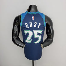 Maillot 75th Anniversaire 2202 Saison ROSE#25 Minnesota Timberwolves City Édition Bleu NBA