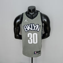 Maillot 75th Anniversaire Curry #30 Brooklyn Nets City Édition Gris NBA