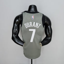 Maillot 75th Anniversaire Durant #7 Brooklyn Nets City Édition Gris NBA