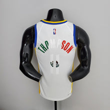 Maillot 75th Anniversaire Golden State Warriors Thompson #11 Mexique Édition Blanc NBA