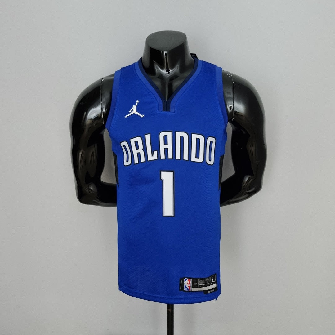 Maillot 75th Anniversaire McGrady #1 Orlando Magic Bleu NBA