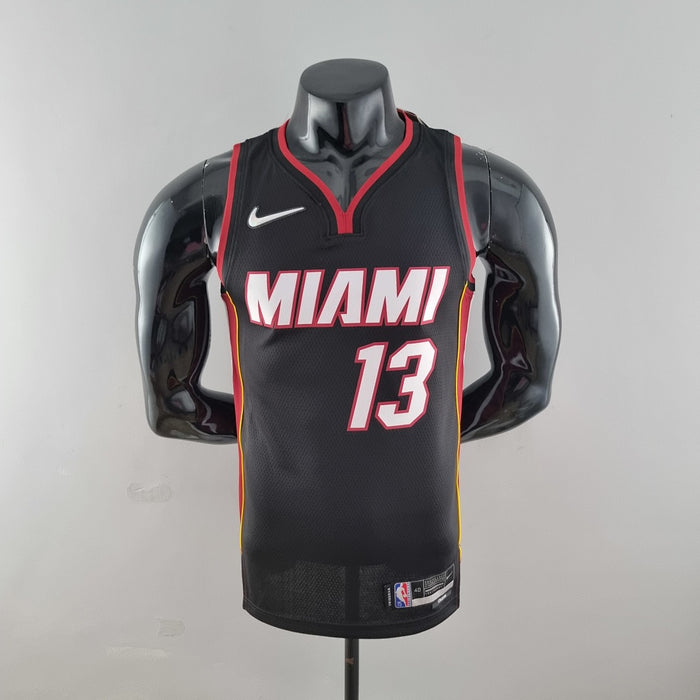 Maillot 75th Anniversaire Miami Heat ADEBAYO#13 Noir NBA