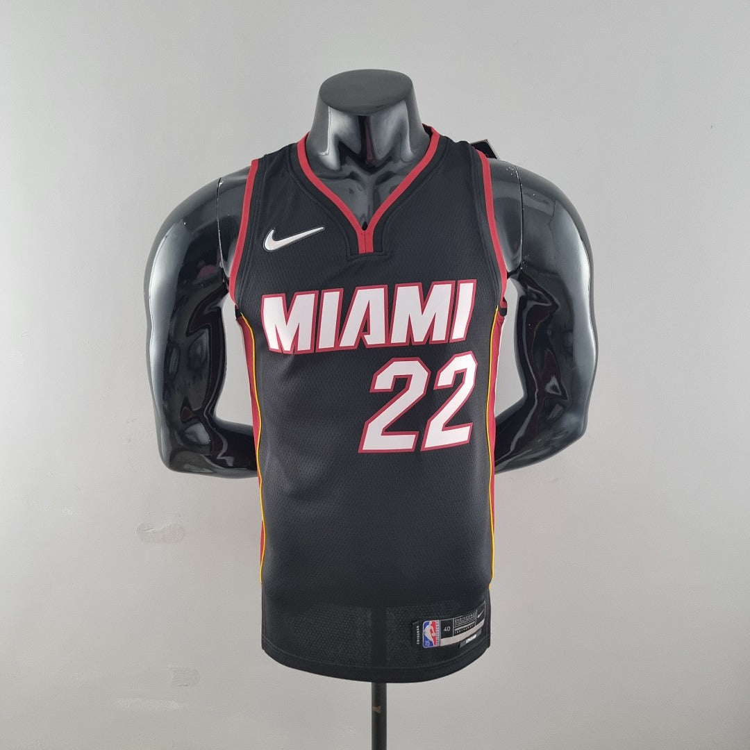 Maillot 75th Anniversaire Miami Heat BUTLER#22 Noir NBA