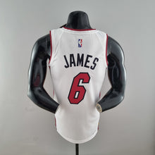 Maillot 75th Anniversaire Miami Heat JAMES #6 Blanc NBA