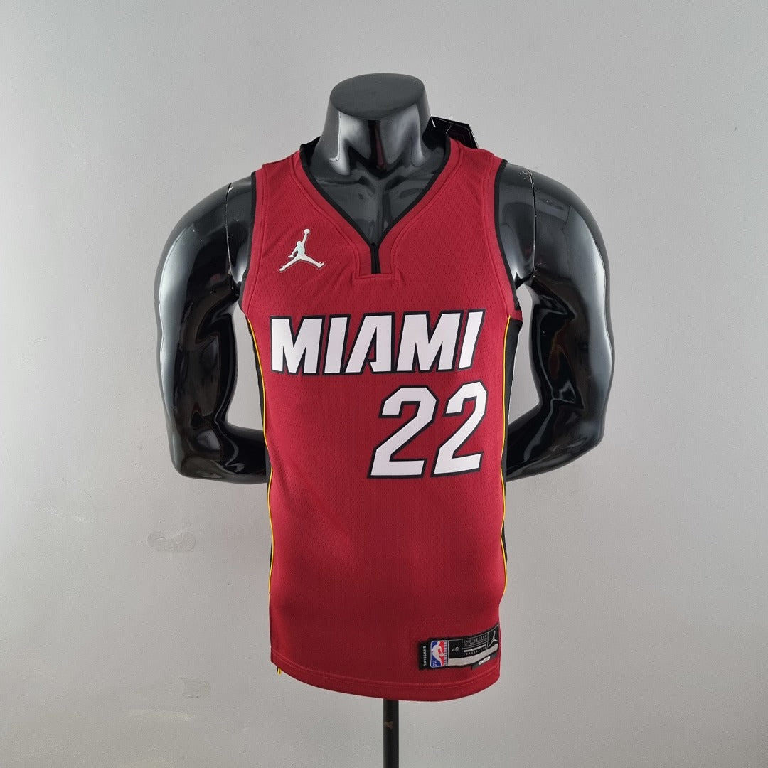 Maillot 75th Anniversaire Miami Heat Jordan BUTLER#22 Burgundy NBA