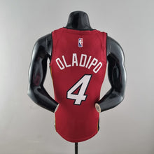 Maillot 75th Anniversaire Miami Heat Jordan OLADIPO#4 Burgundy NBA