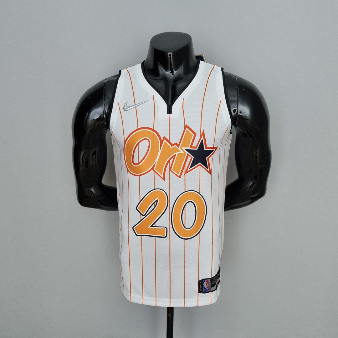 Maillot 75th Anniversaire Orlando Magic Fultz #20 Blanc Orange NBA
