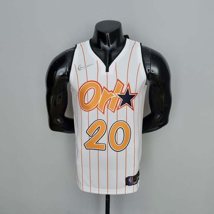 Maillot 75th Anniversaire Orlando Magic Fultz #20 Blanc Orange NBA