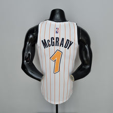 Maillot 75th Anniversaire Orlando Magic McGrady #1 Blanc and Orange NBA