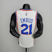 Maillot 75th Anniversaire Philadelphia 76ers EMBIID#21 Blanc NBA