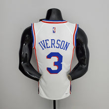 Maillot 75th Anniversaire Philadelphia 76ers IVERSON#3 Blanc NBA