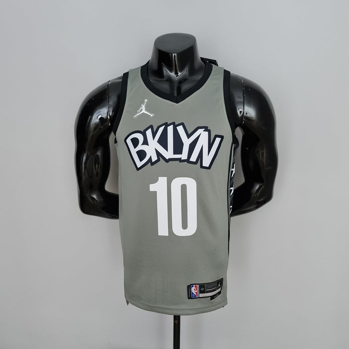 Maillot 75th Anniversaire Simmons #10 Brooklyn Nets City Édition Gris NBA