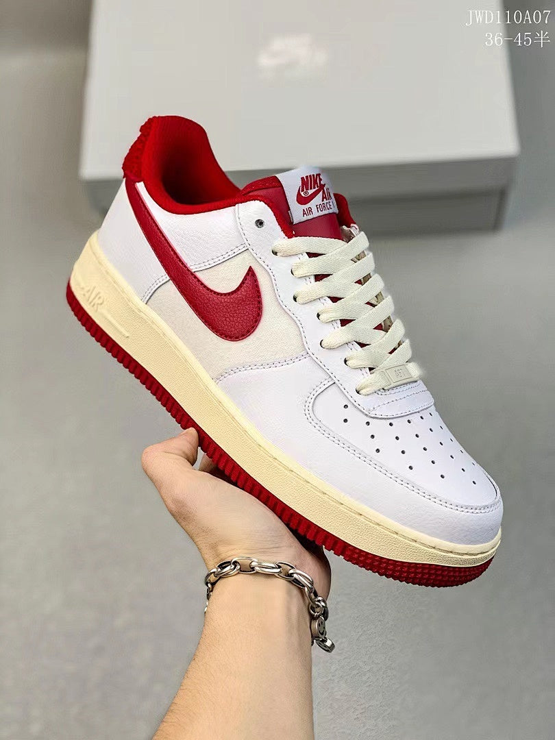 Maillot Air force one low top sail Blanc and Rouge