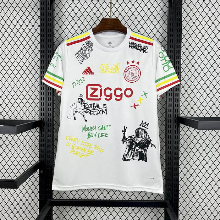 Maillot Ajax 2025/26 Amsterdam Bob Marley 40th