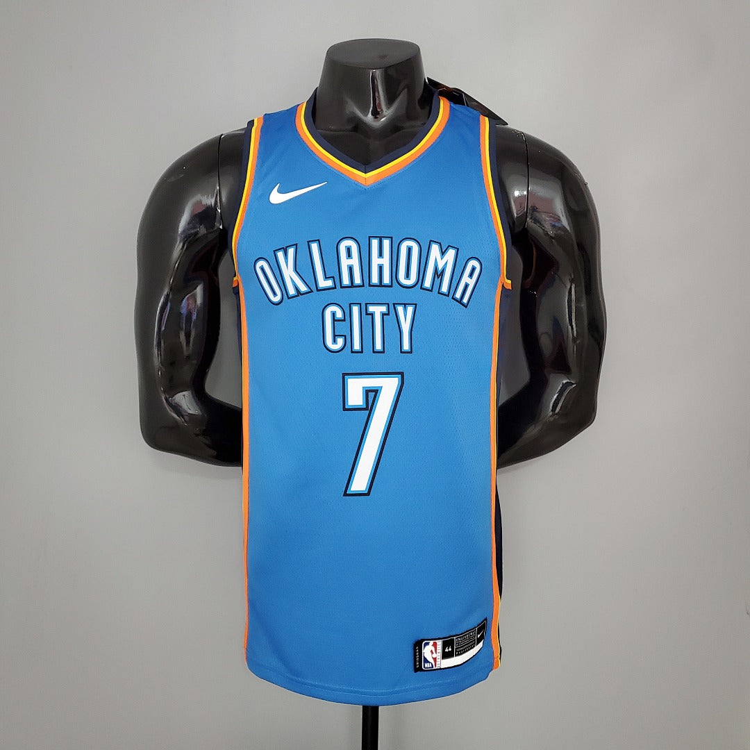 Maillot ANTHONY#7 Thunder Bleu NBA