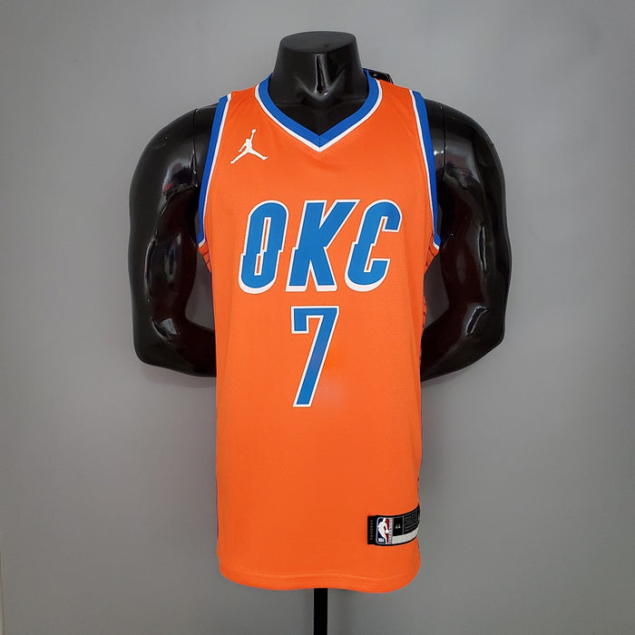 Maillot ANTHONY#7 Thunder Jordan Orange NBA