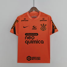 Maillot Avant match Entraînement 22/23 all sponsors Corinthians Orange
