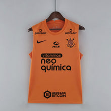 Maillot Avant match Entraînement 22/23 all sponsors Corinthians Vest Orange