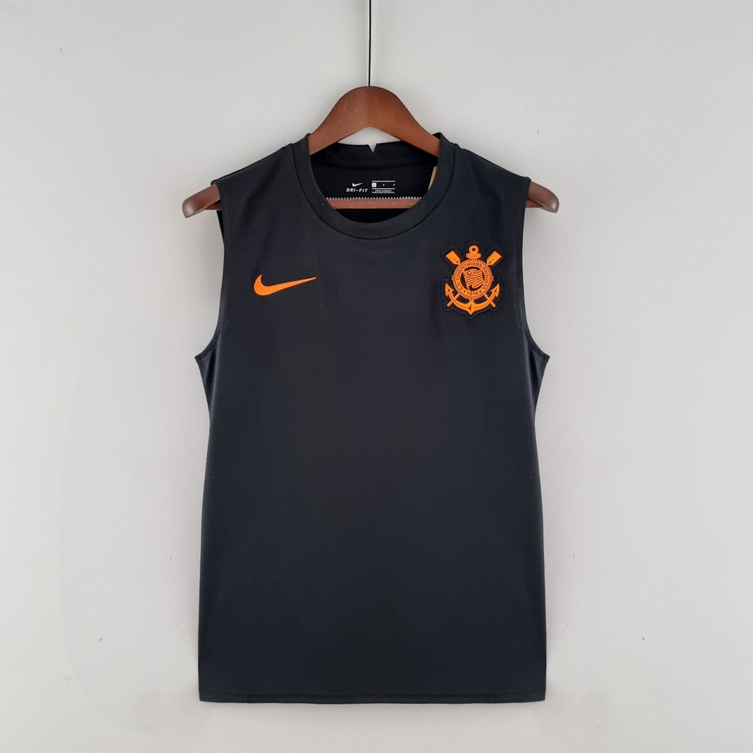 Maillot Avant match Entraînement 22/23 Corinthians vest Noir