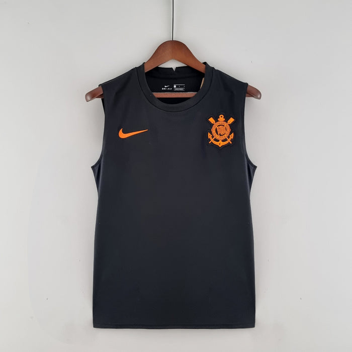 Maillot Avant match Entraînement 22/23 Corinthians vest Noir