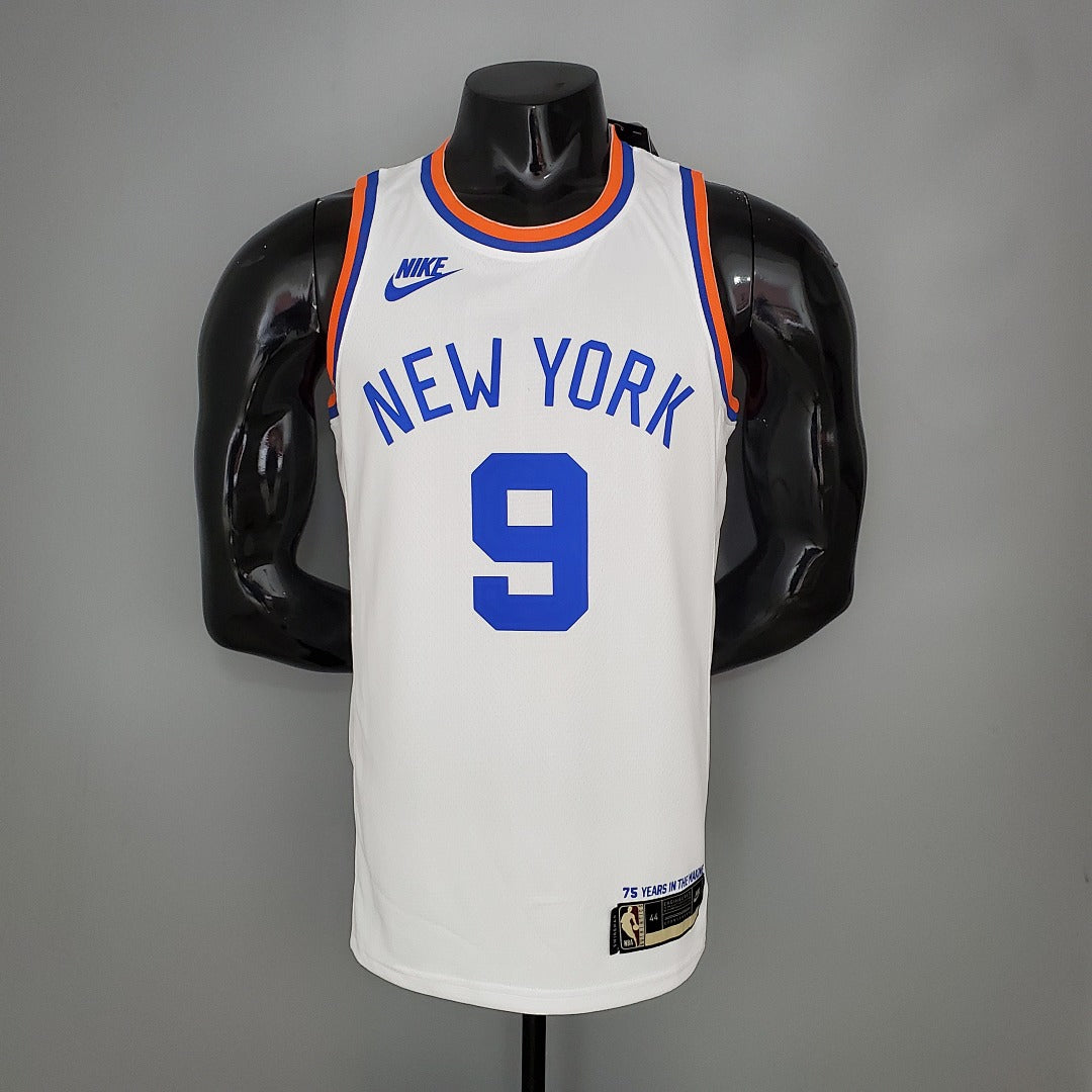 Maillot BARRETT#9 75th Anniversaire Knicks Blanc NBA