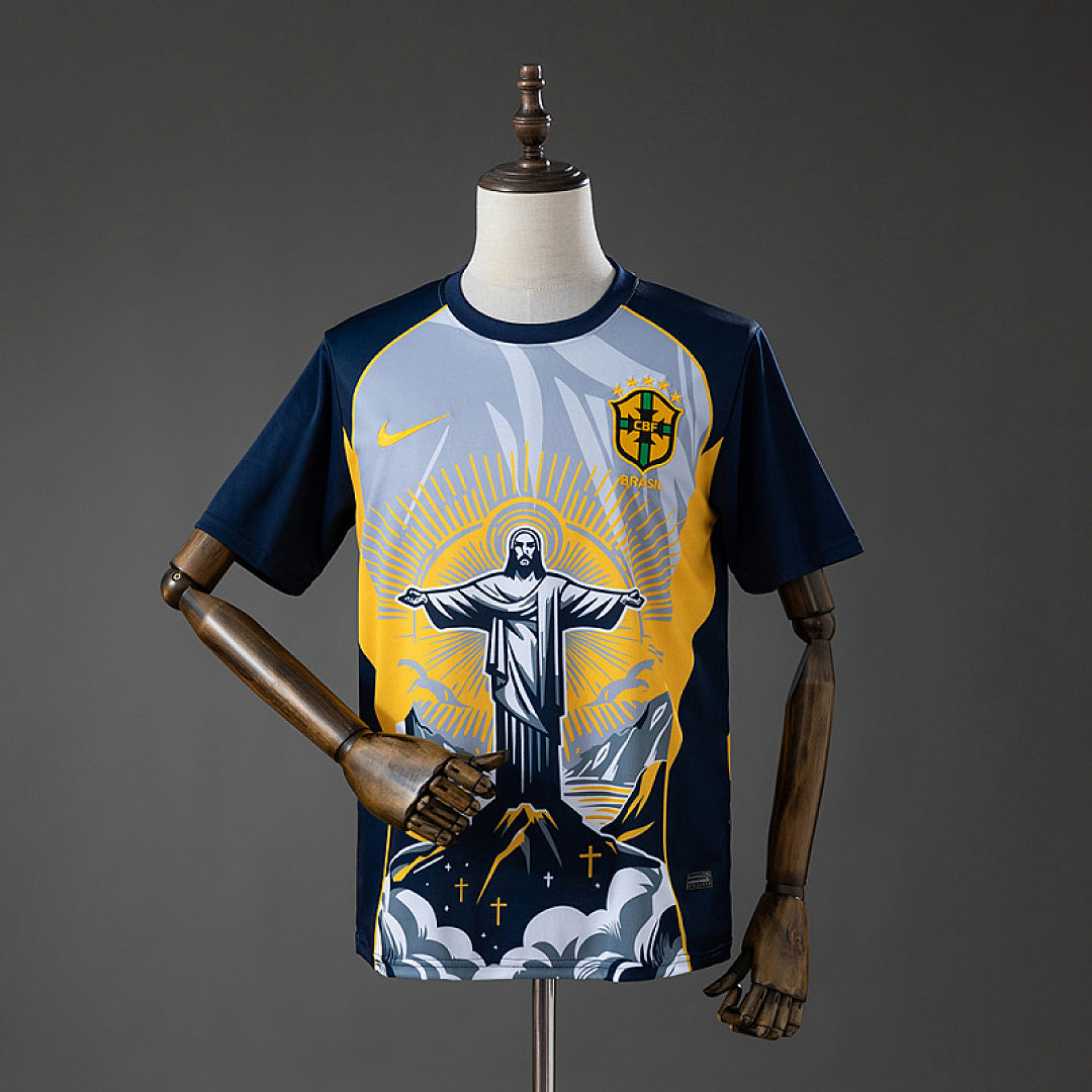 Maillot Brésil 2026 Christ the Savior Jaune