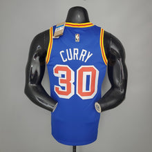 Maillot CURRY#30 75th Anniversaire Warriors Bleu NBA