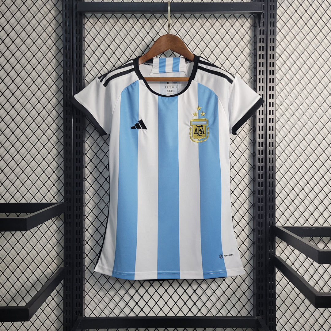 Maillot Domicile 22 23 Femme's wear Argentine 3 star