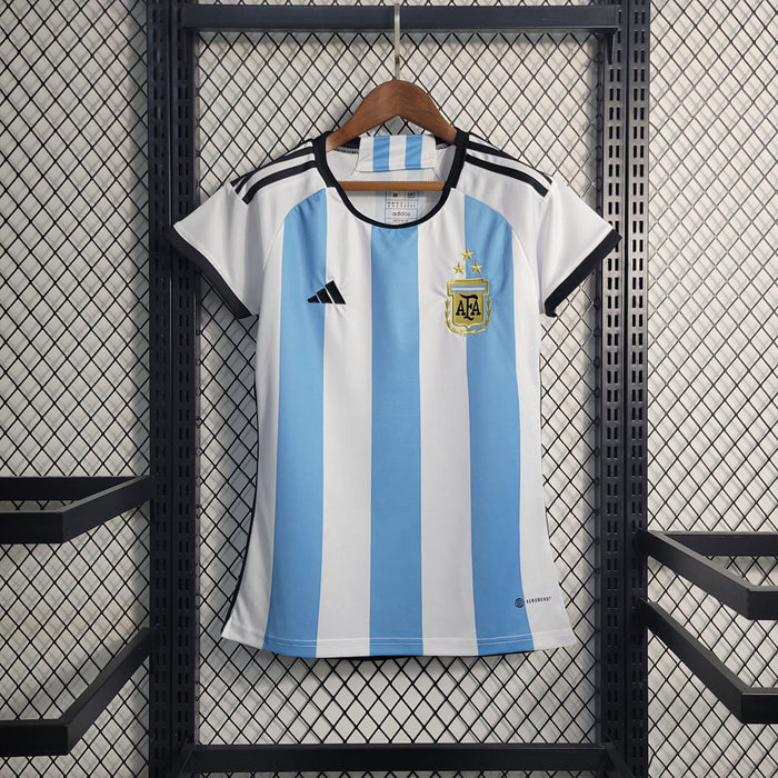 Maillot Domicile 22 23 Femme's wear Argentine 3 star