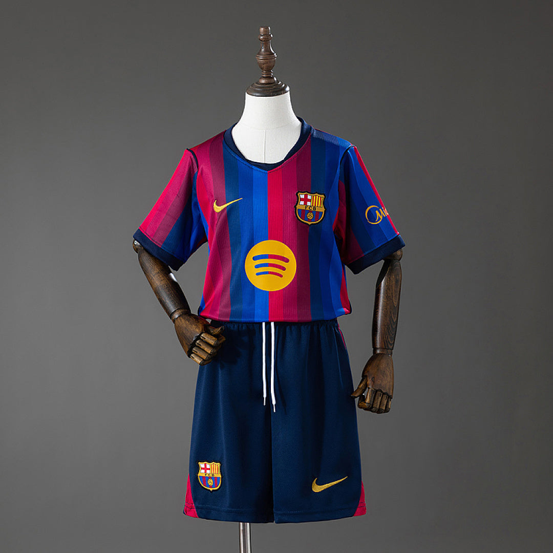 Maillot Domicile Barcelona 26/27 Enfant Kit