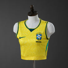 Maillot Domicile Brésil 2026 Femme's Crop Tank Top