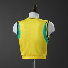 Maillot Domicile Brésil 2026 Femme's Crop Tank Top