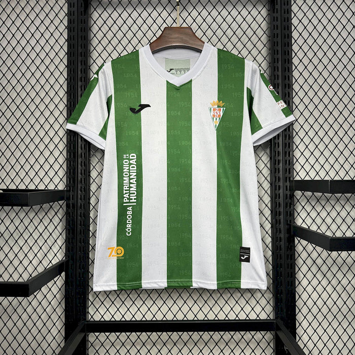 Maillot Domicile Cordoba CF 2024/25 All Sponsors
