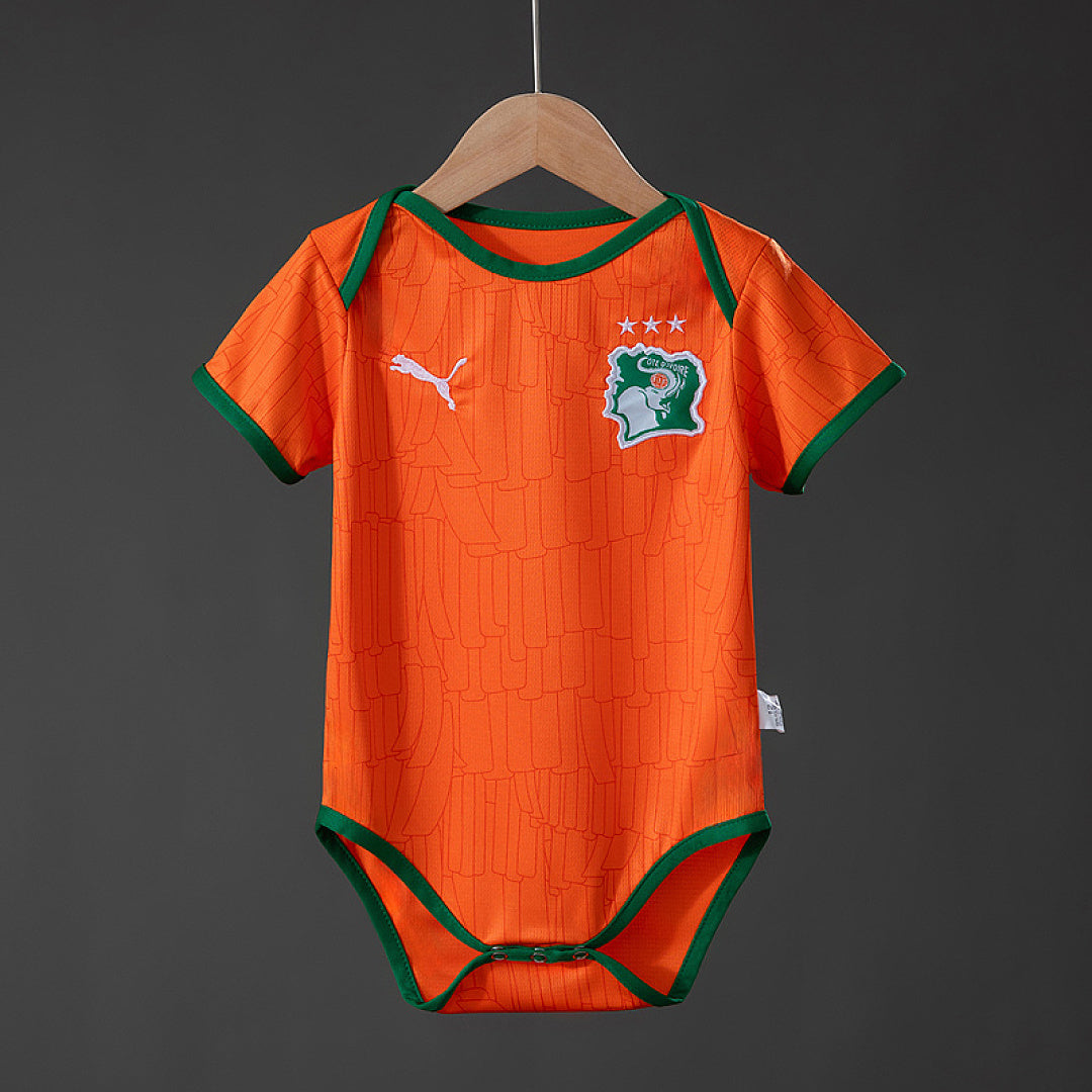 Maillot Domicile Côte d’Ivoire 2026 Bébé Size 9/12