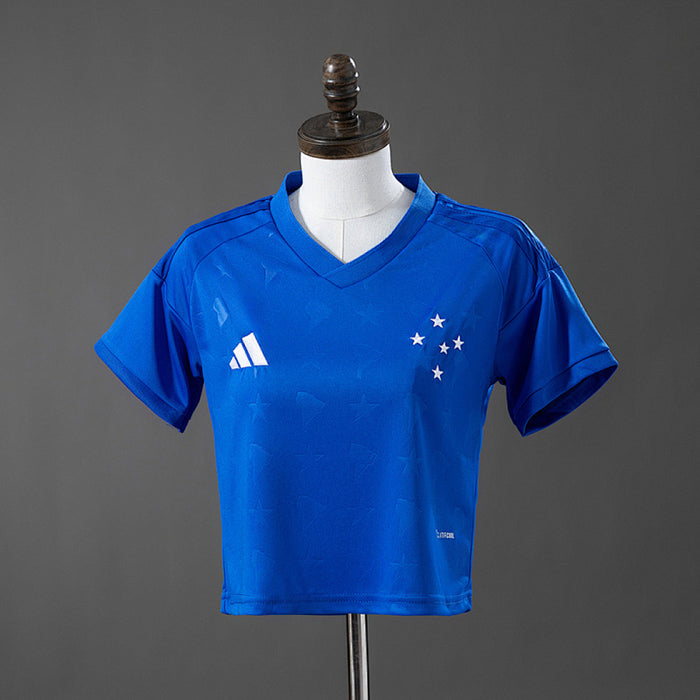 Maillot Domicile Cruzeiro 26/27 Femme's Crop Top Style