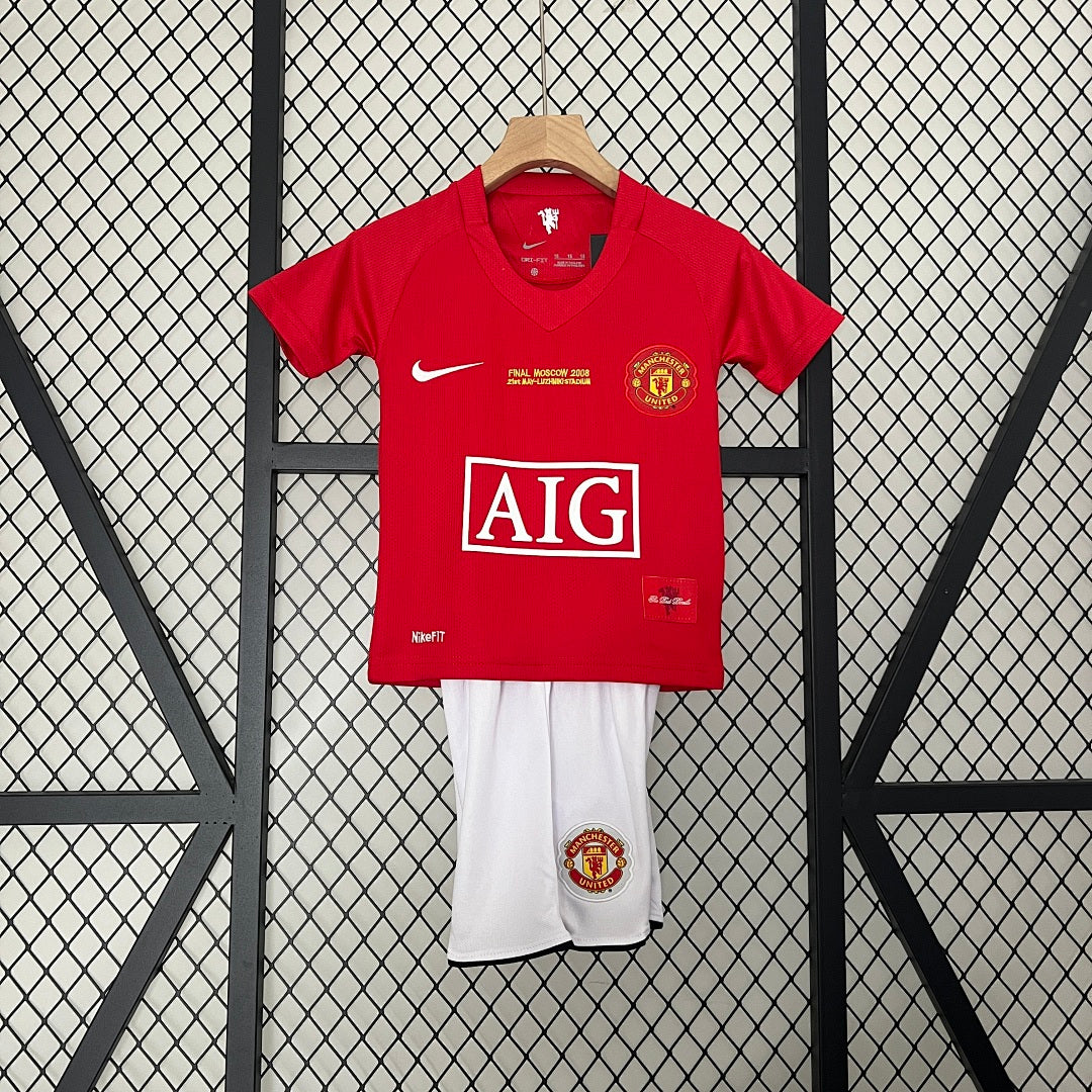 Maillot Domicile Enfant M U 07/08UEFA Champions League