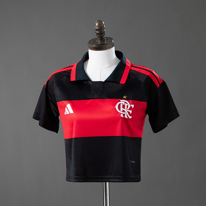 Maillot Domicile Flamengo 26/27 Femme's Crop Top Style