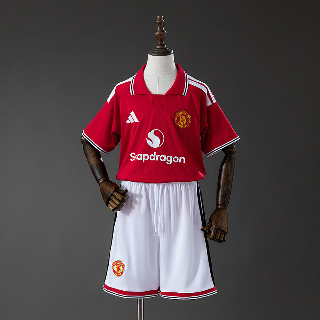 Maillot Domicile M U 26/27 Enfant Kit