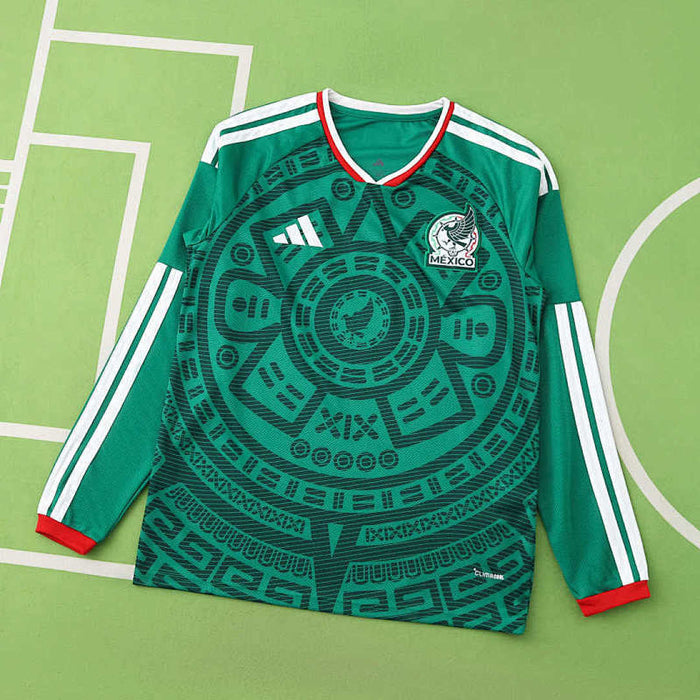 Maillot Domicile Manches Longues 2026 FIFA World Cup Mexique d Fan version