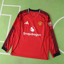 Maillot Domicile Manches Longues 2526 Saison Manchester United F.C. d Fan version