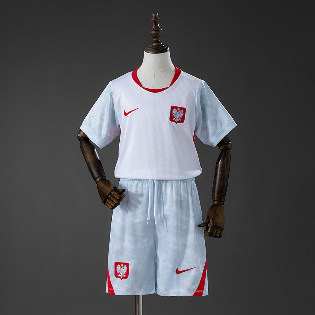 Maillot Domicile Pologne 2026 Enfant Kit