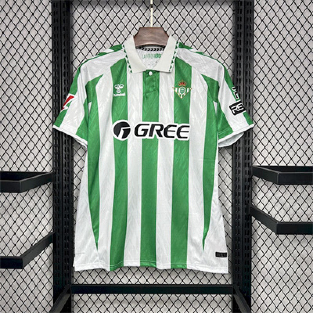 Maillot Domicile Real Betis 2024/25 With Sponsors+Patch