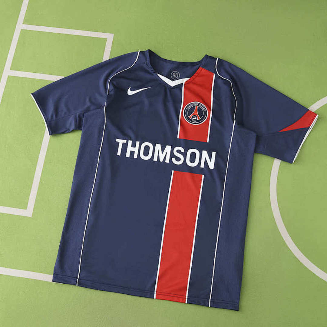 Maillot Domicile Rétro 0405 Saison Paris Saint Germain F.C. Fan version