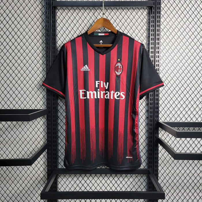 Maillot Domicile Rétro 16 17 AC Milan