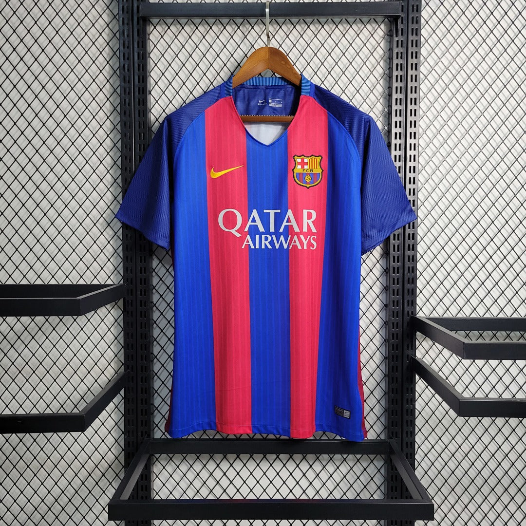 Maillot Domicile Rétro 16 17 Barcelona