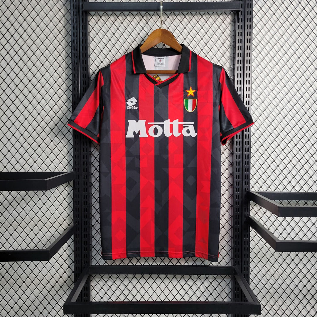 Maillot Domicile Rétro 93 94 AC Milan