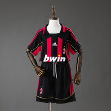 Maillot Domicile Rétro AC Milan 06/07 Enfant Kit